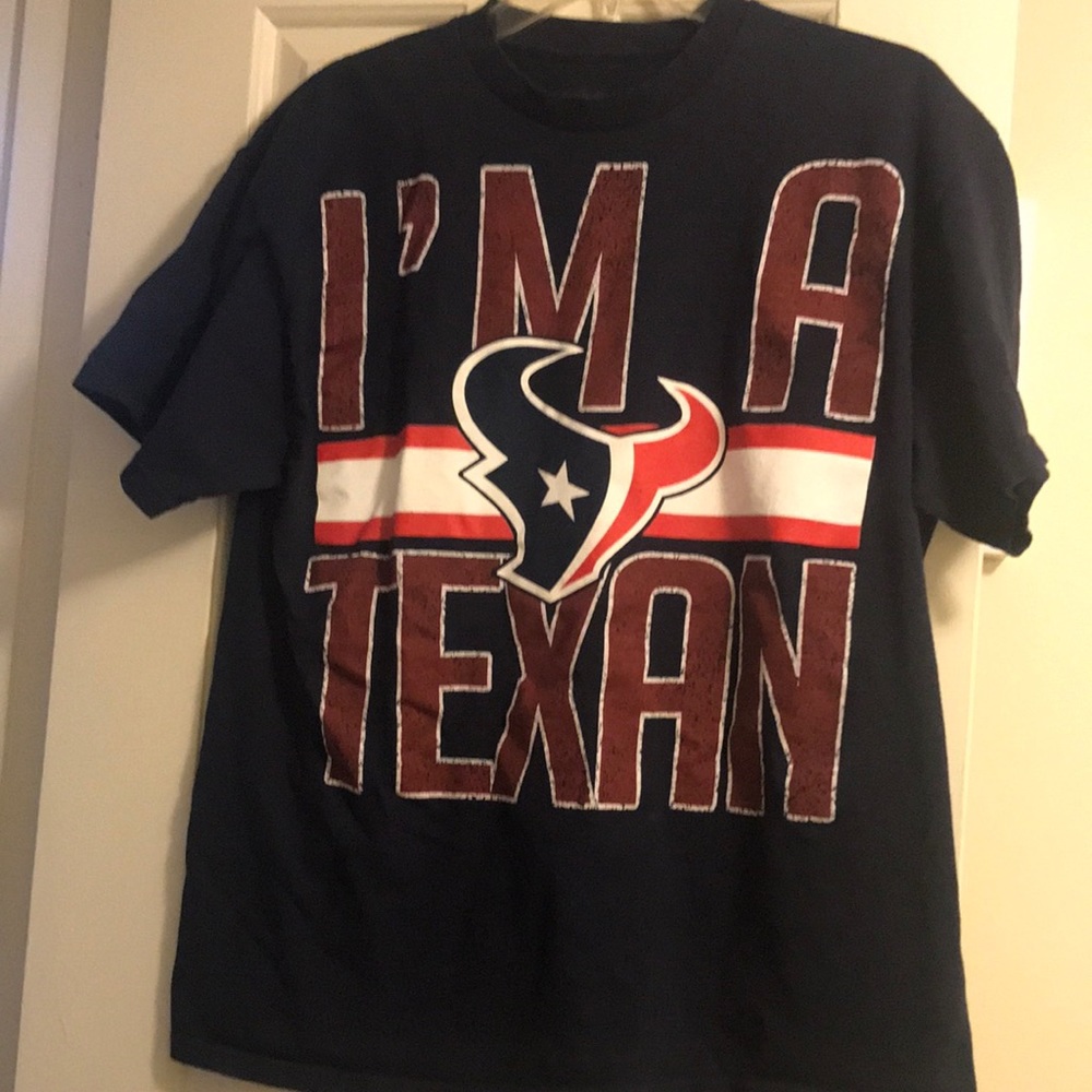 NFL official merchandise. Mens Large, Houston Texas t-shirt.